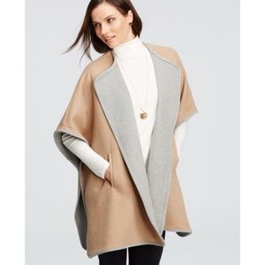Ann Taylor Wool Blend Camel Cape